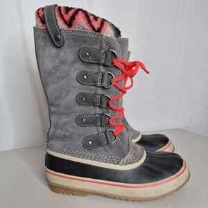 Sorel Joan Of Arctic Knit II Winter Waterproof Rain Snow Boots - Size 7.5